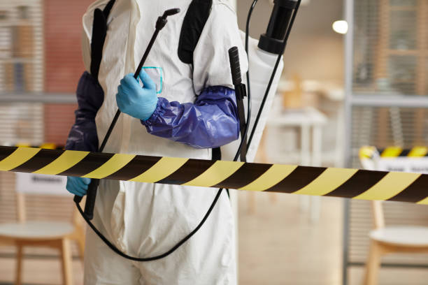 Professional Biohazard Cleanup technician working in Bailey Island, ME